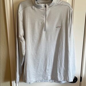 Greg Norman Collection Light Gray Pullover
